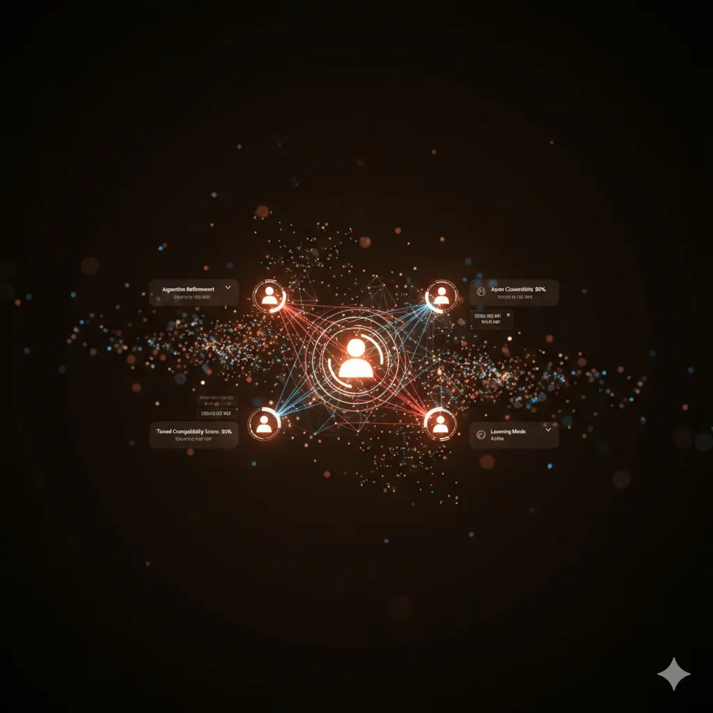 The more you match, the better we get at showing you people you'll actually like.